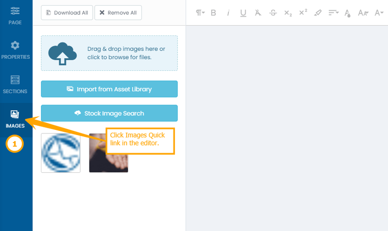Open an Email Template for Editing