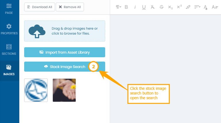 Open an Email Template for Editing